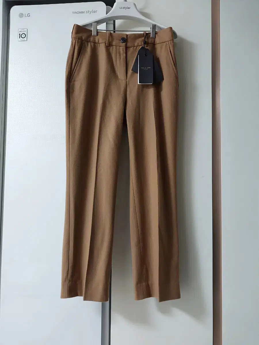 RAG & BONE Wool/cashmere camel slacks