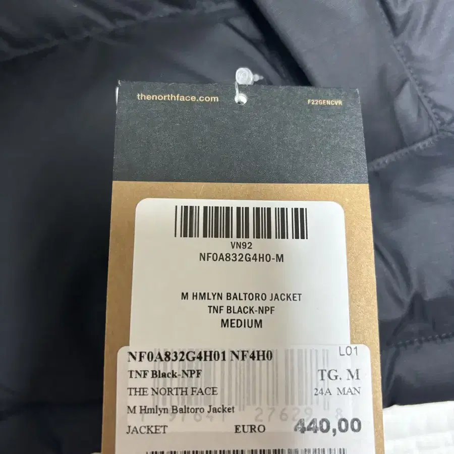 FW24 노스페이스 히말라얀 발토로 자켓 TNF 블랙 NF0A832G