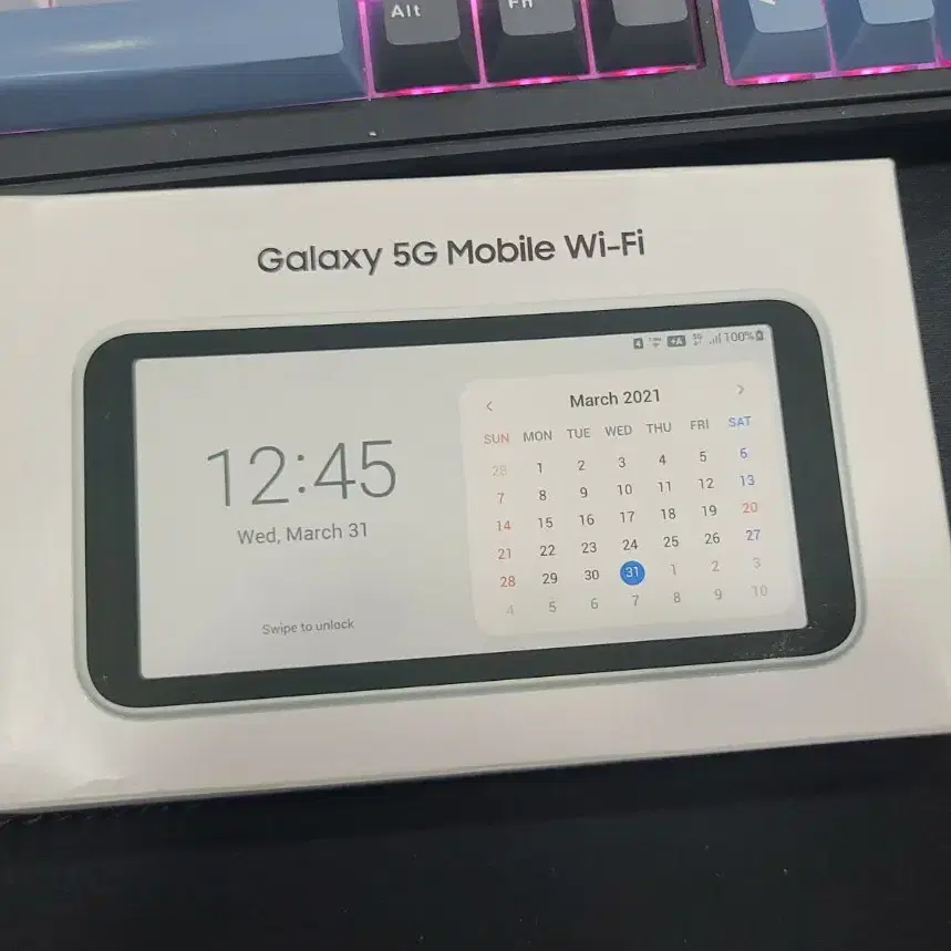 삼성 갤럭시 라우터 5G Mobile wifi scr01