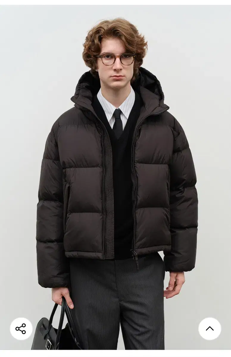 던스트 HOODED LIGHT GOOSE DOWN JACKET BLACK