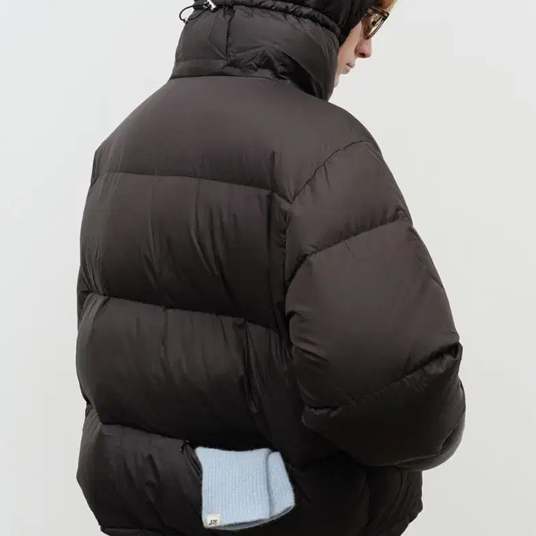 던스트 HOODED LIGHT GOOSE DOWN JACKET BLACK