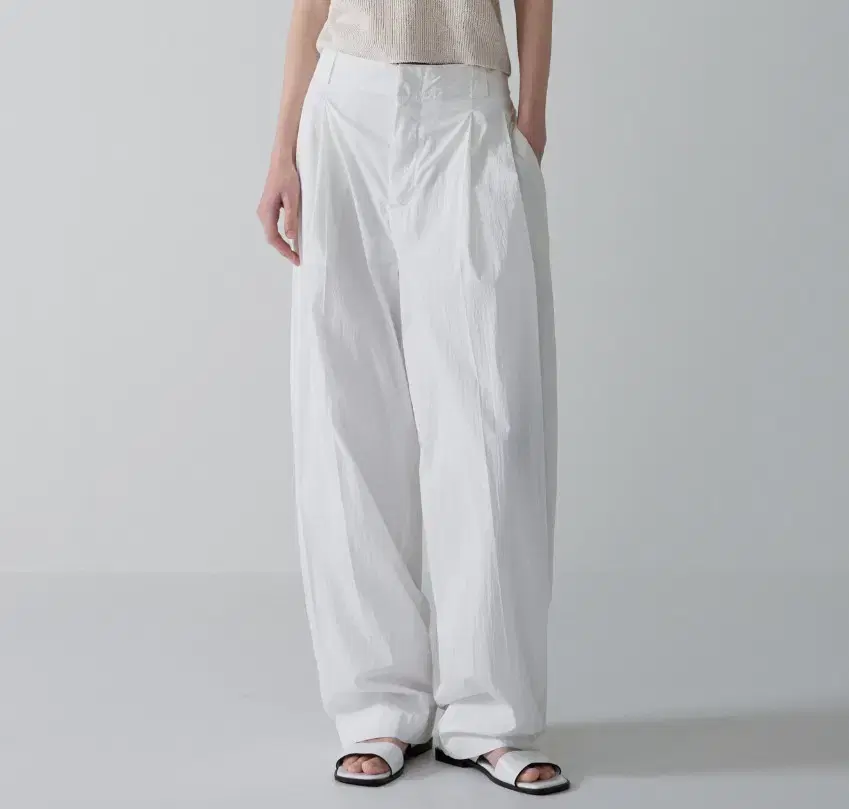 Two-Tuck Breeze Pants_offwhite SMALL