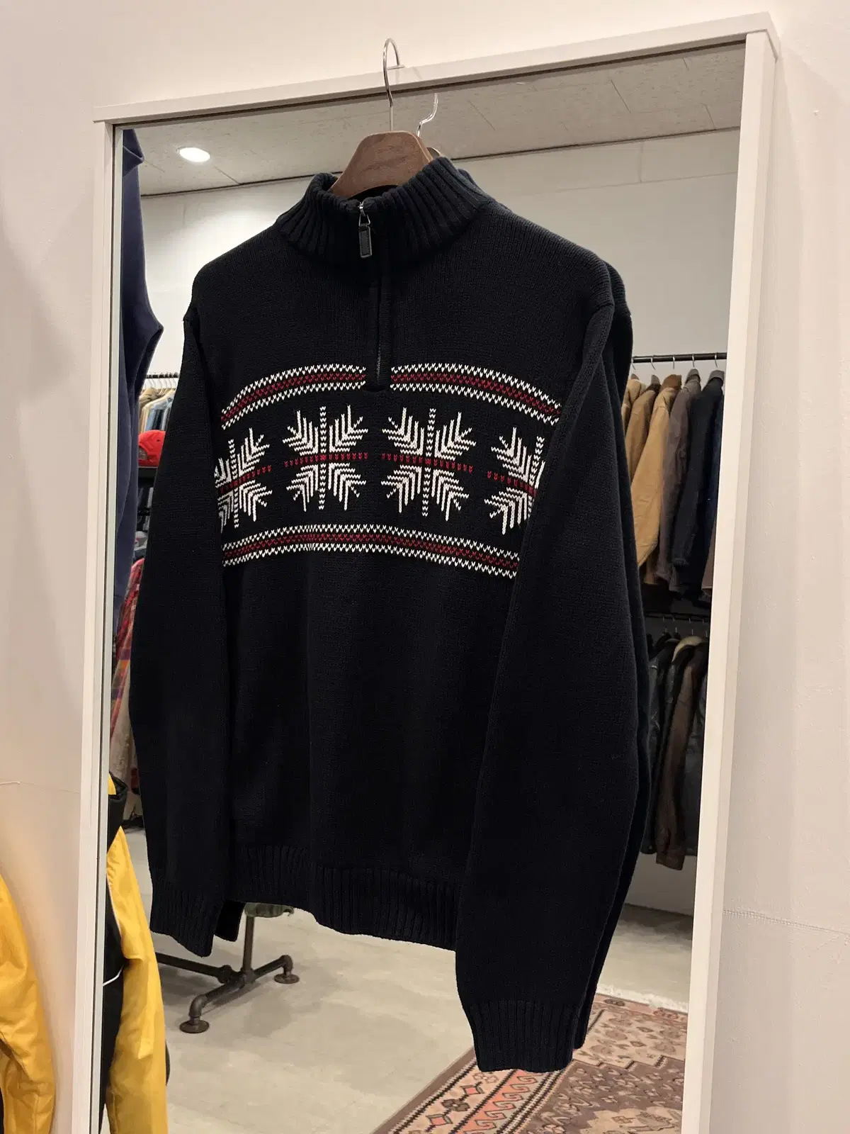 Chaps ralph lauren 챕스 랄프로렌 노르딕 하프 집업 니트