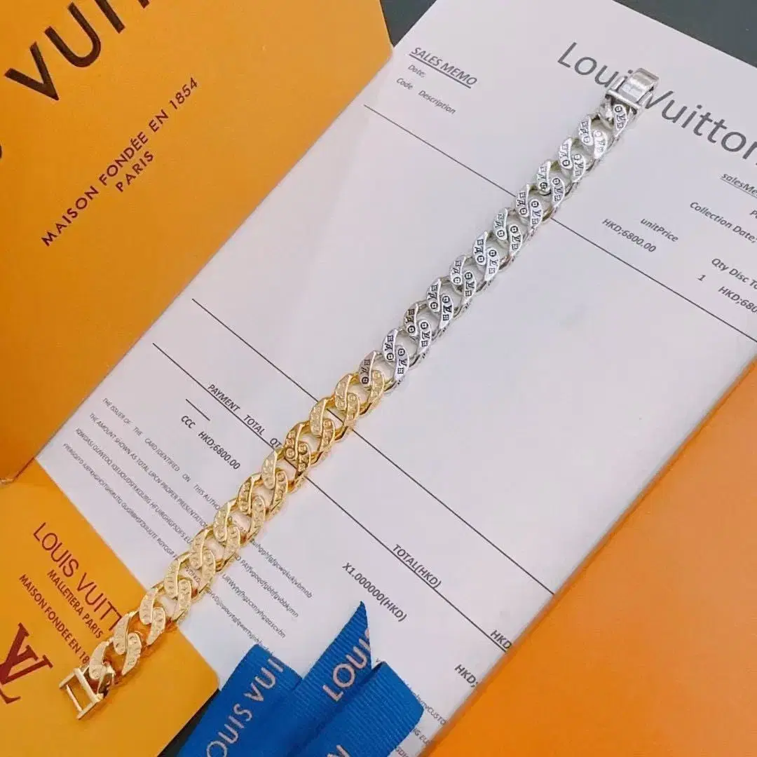 해외 구매LOUIS VUITTON 루이뷔통 쿠바 팔찌 18cm