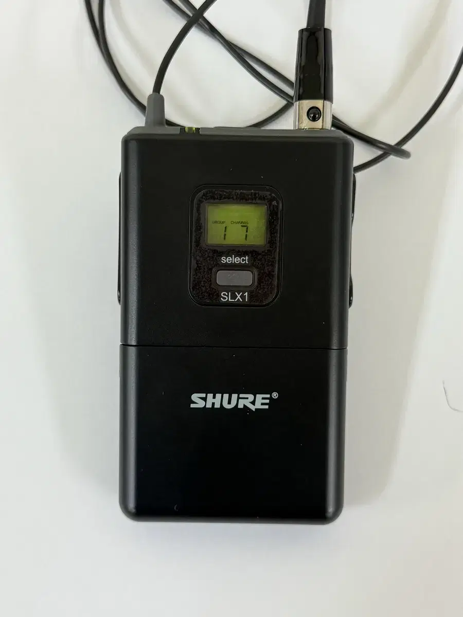 SHURE_ SLX1-X7_SLX1X7_슈어_광대역주파수_벨트팩