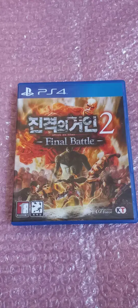 PS4 (초회특전미사용S급) 진격의거인2 파이널배틀 플스4 ps5 플스5