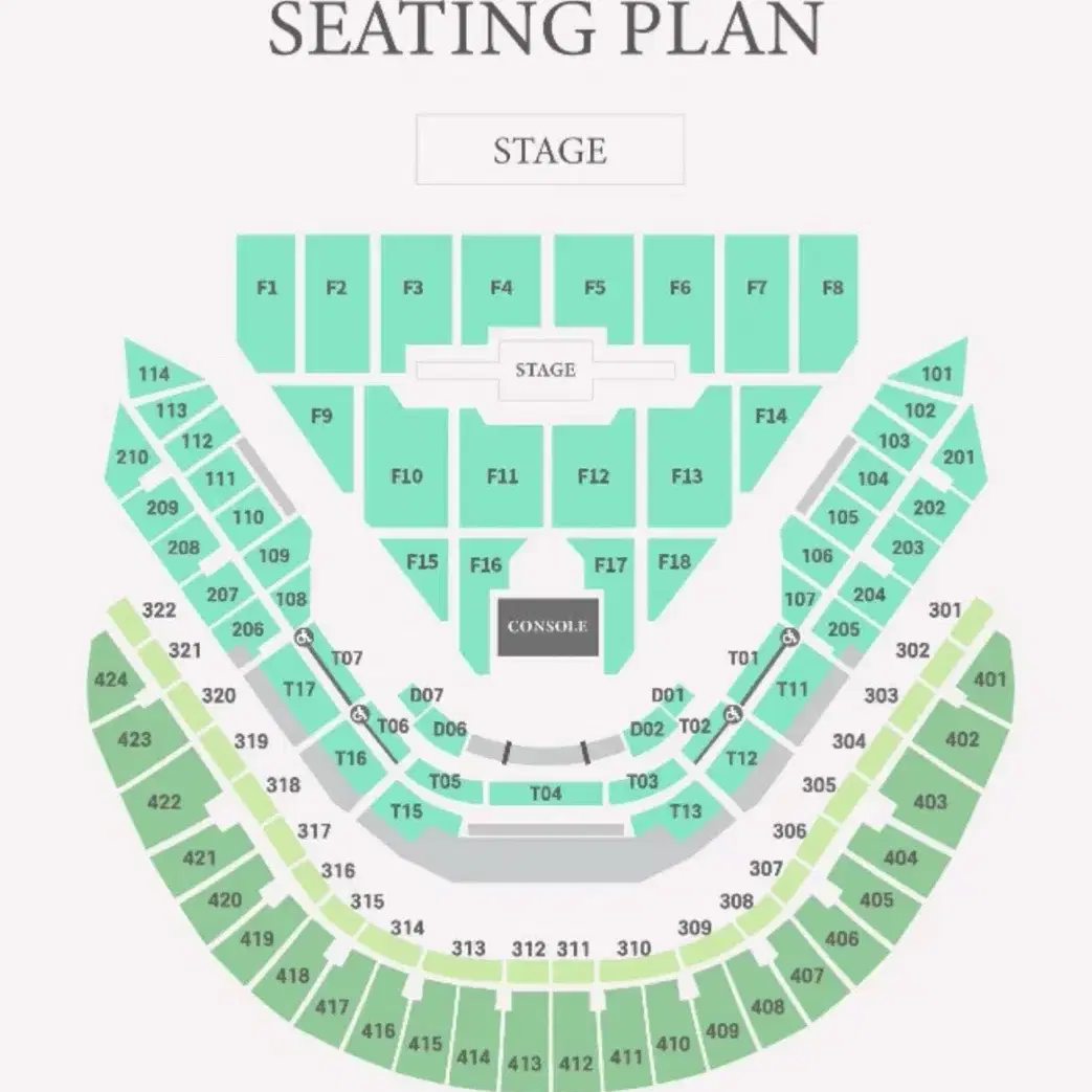 데이식스 콘서트 플로어 f7