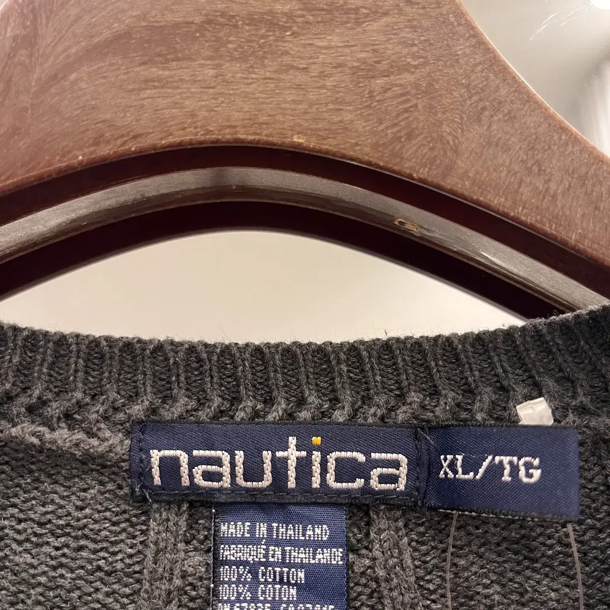 90s Nautica 노티카 케이블 니트