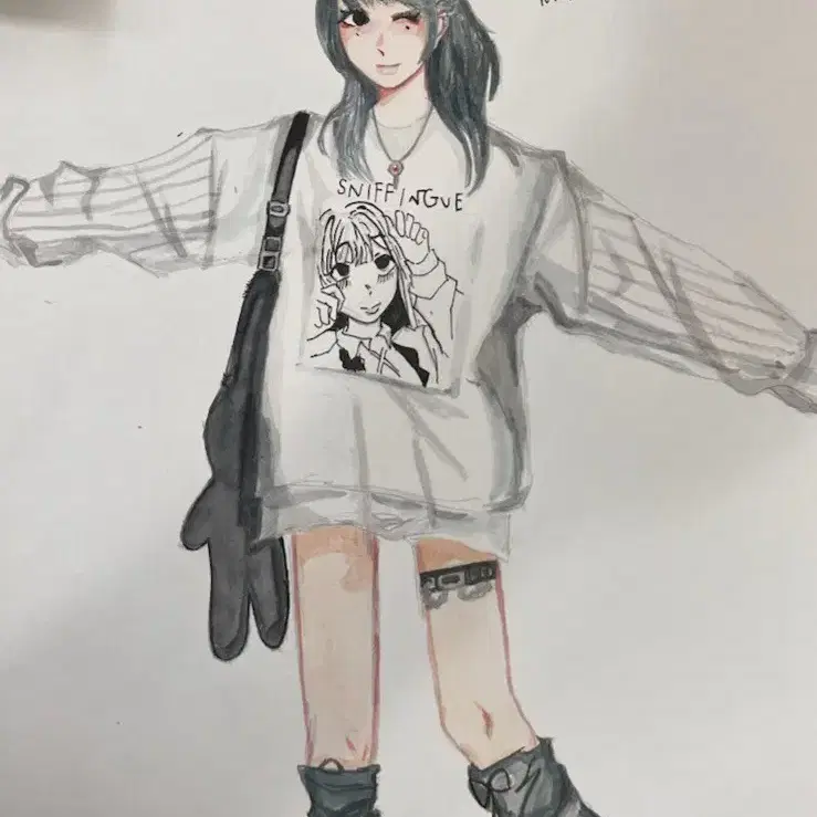 급전) 손그림 커미션