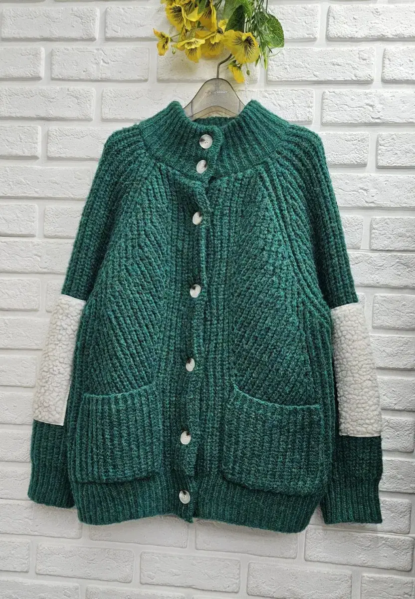 A2312 Brushed cardigan jacket (N.PAGE)