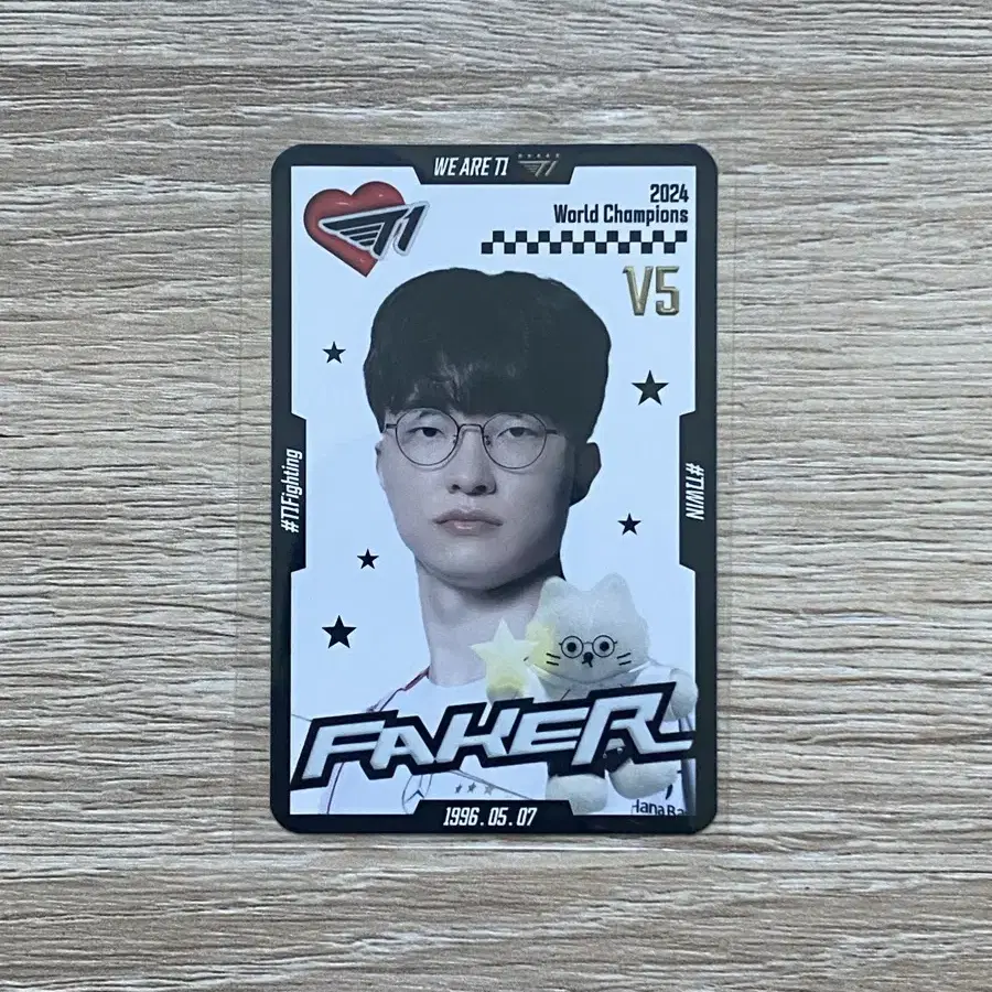 T1 페이커 어프어프 포카 V5 faker earpearp