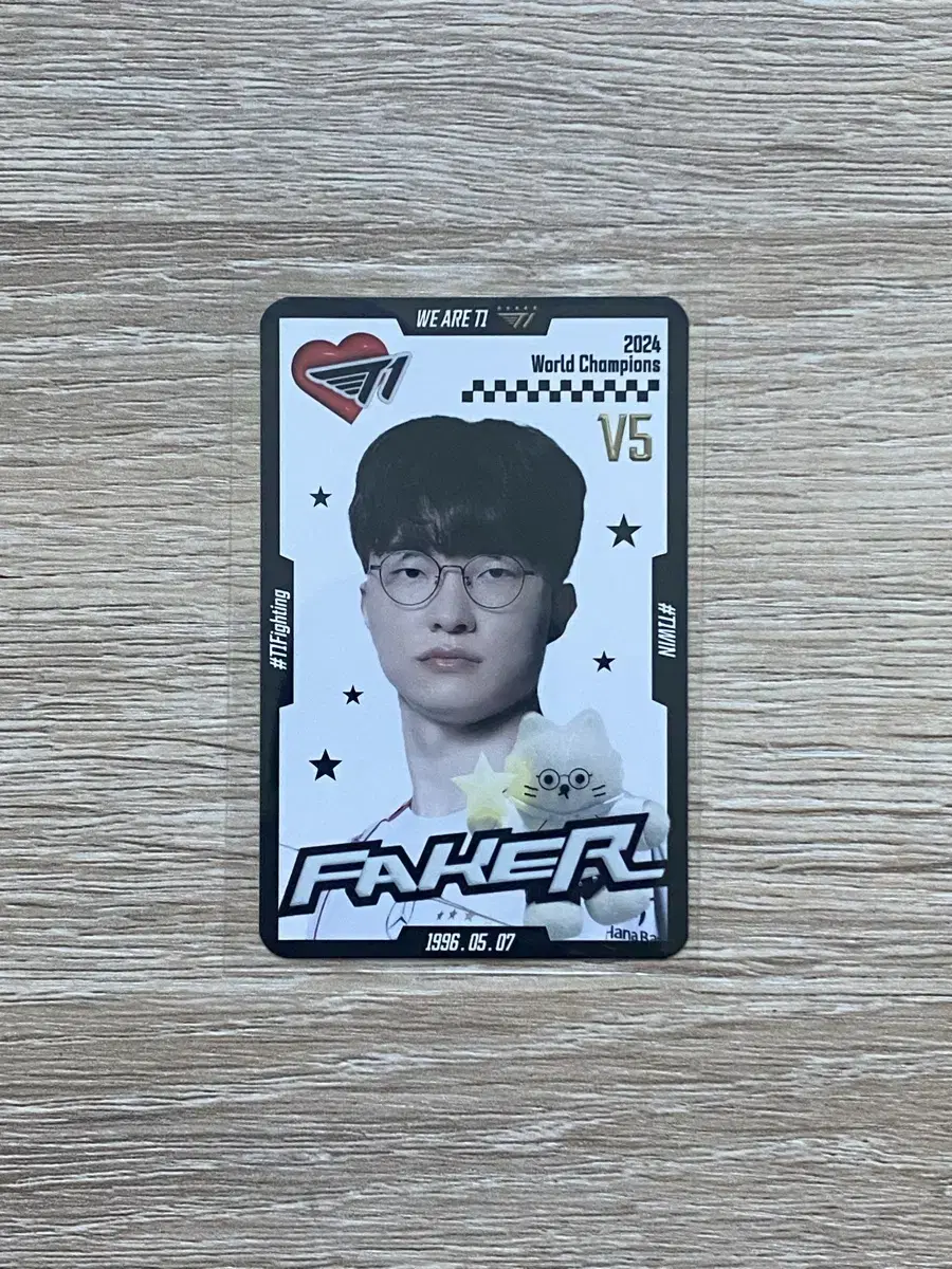 T1 페이커 어프어프 포카 V5 faker earpearp