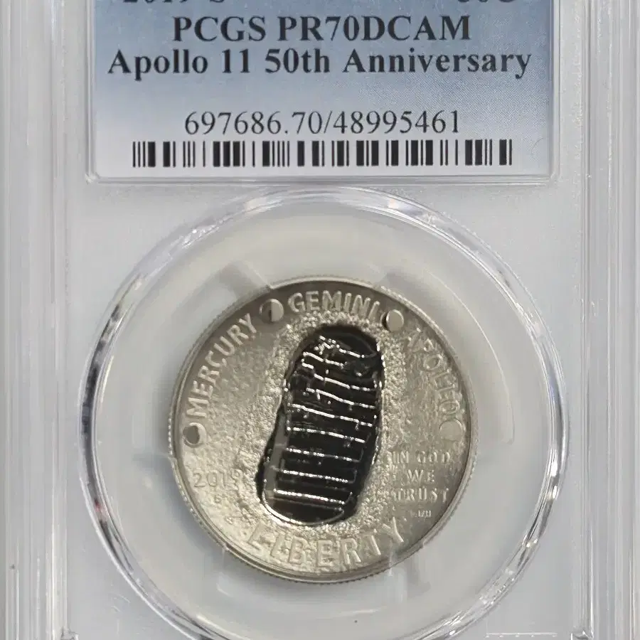 50주년 달착륙 S APOLLO 11 HALF DOLLAR PR7O등급