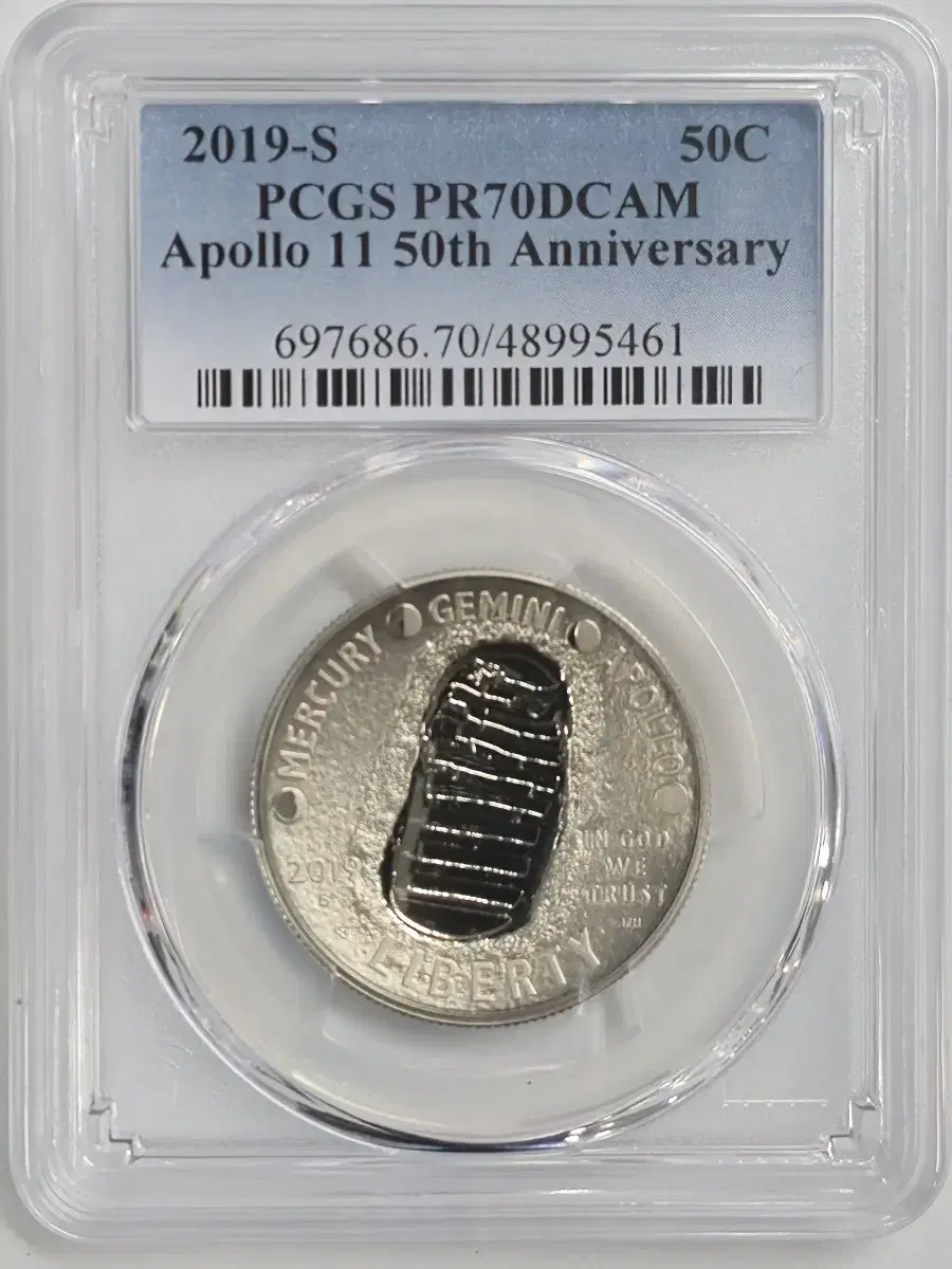 50주년 달착륙 S APOLLO 11 HALF DOLLAR PR7O등급