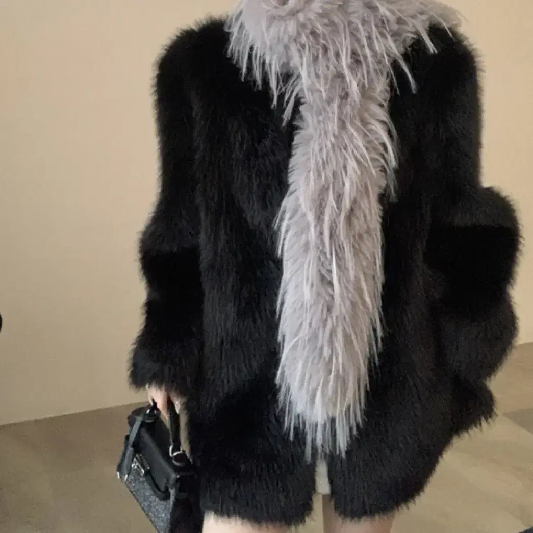 Faux fur 머플러 새거