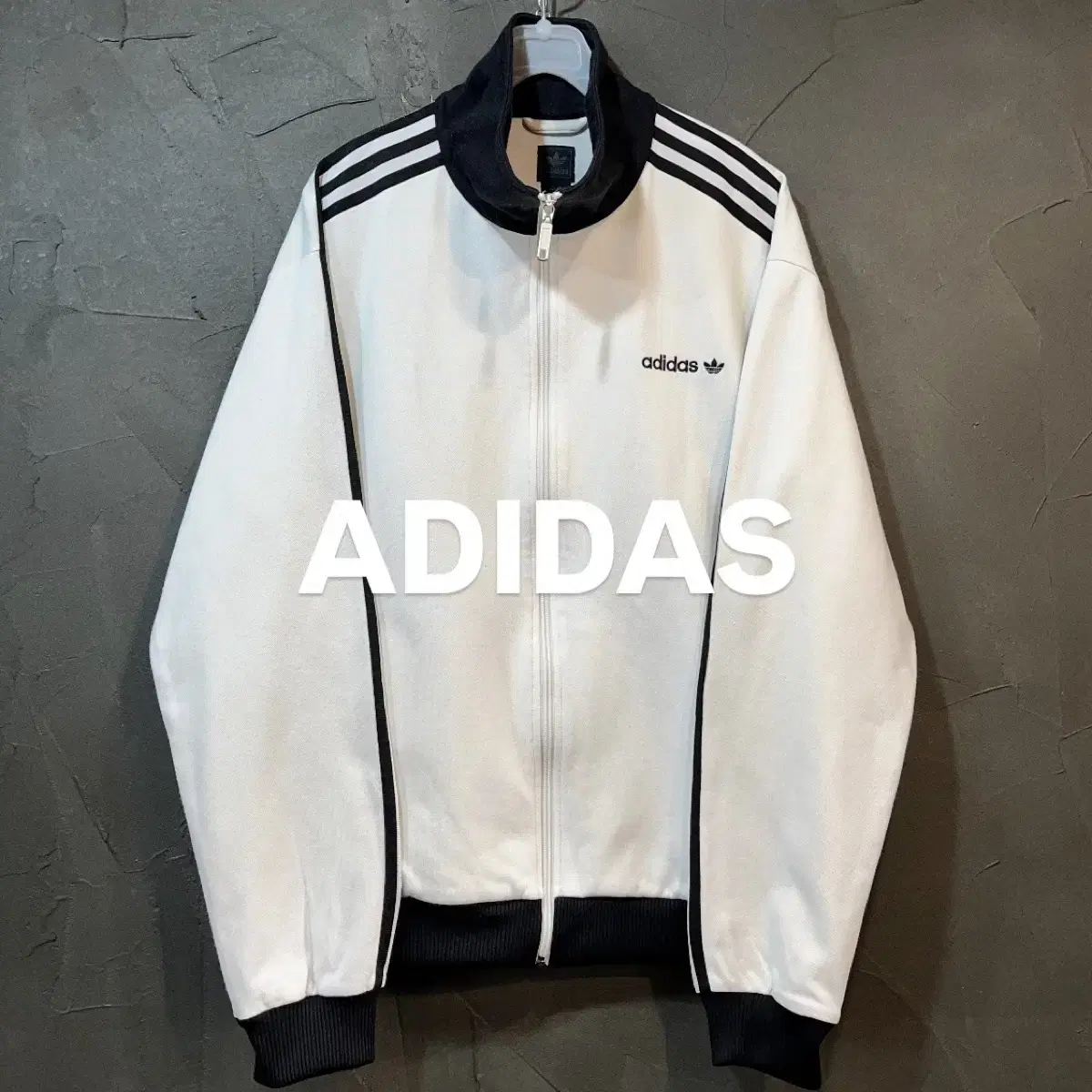 [XL] ADIDAS 아디다스 베켄바우어 흰검 트랙탑