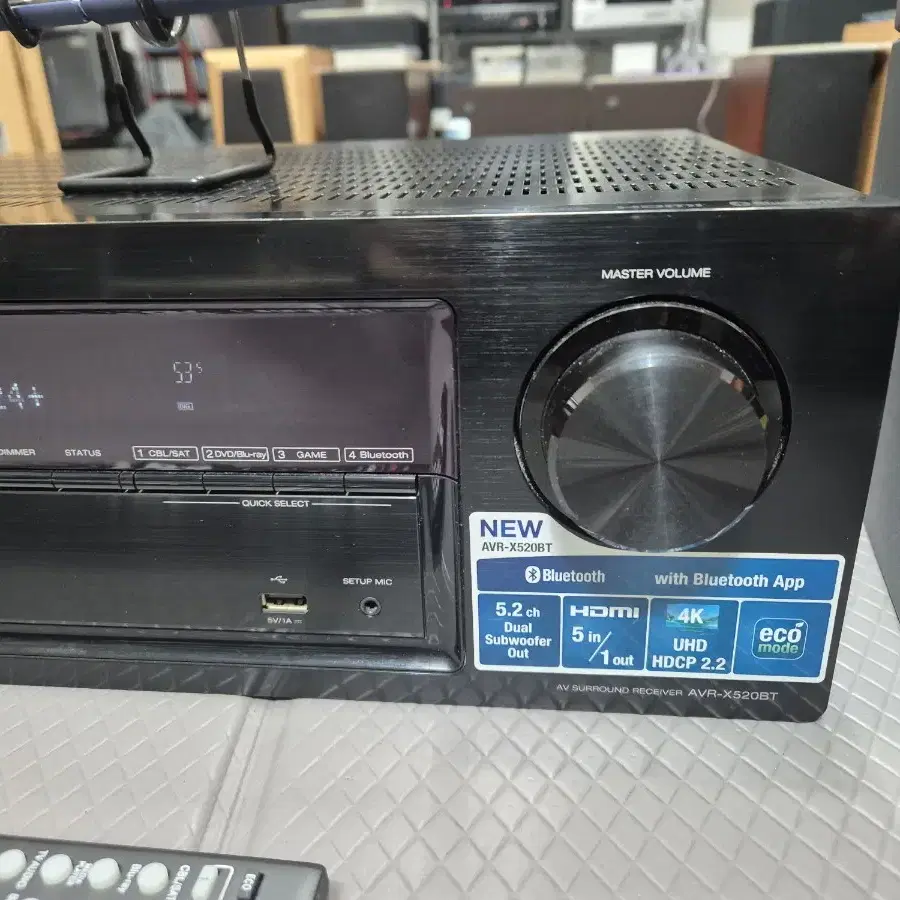 데논 DENON 블루투스 AV리시버 X-520BT