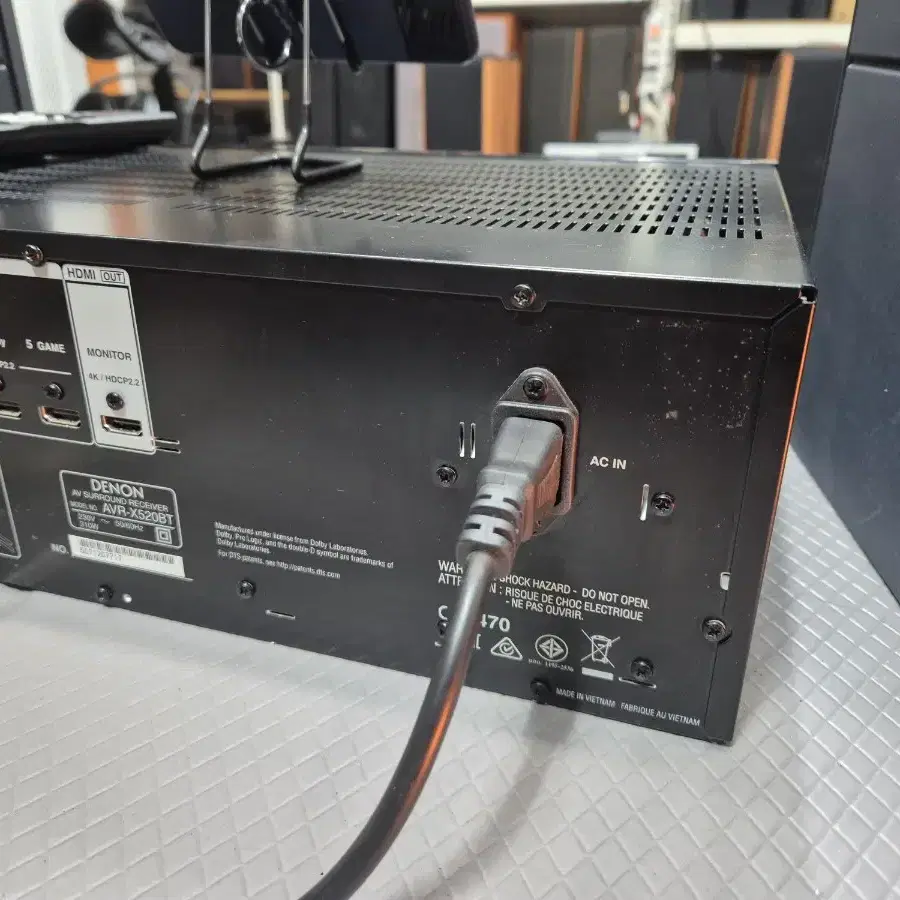 데논 DENON 블루투스 AV리시버 X-520BT