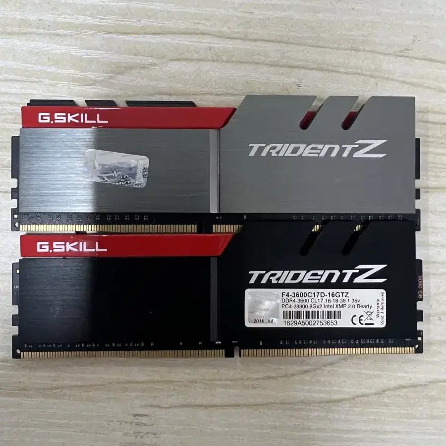 gskill trident z ddr4 3600 16G(8*2)