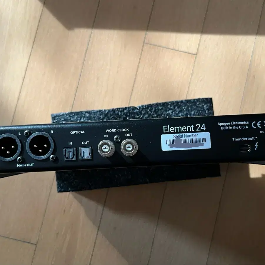 Apogee element 24 + 썬더볼트 케이블 + 컨트롤러 [풀박스