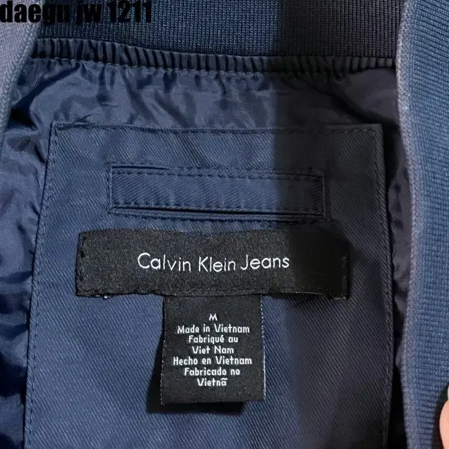 M CALVIN KLEIN JACKET 캘빈클라인 블루종 자켓