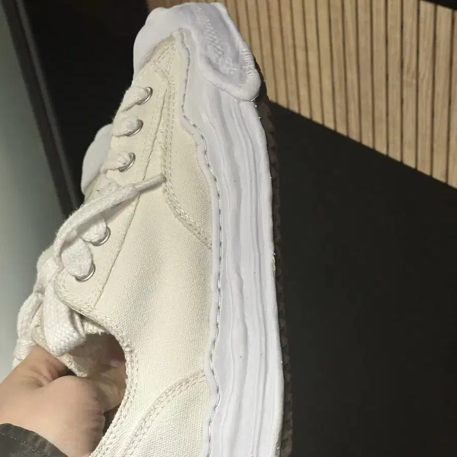 세탁완료 270메종 야스히로  Hank OG Sole Canvas Low