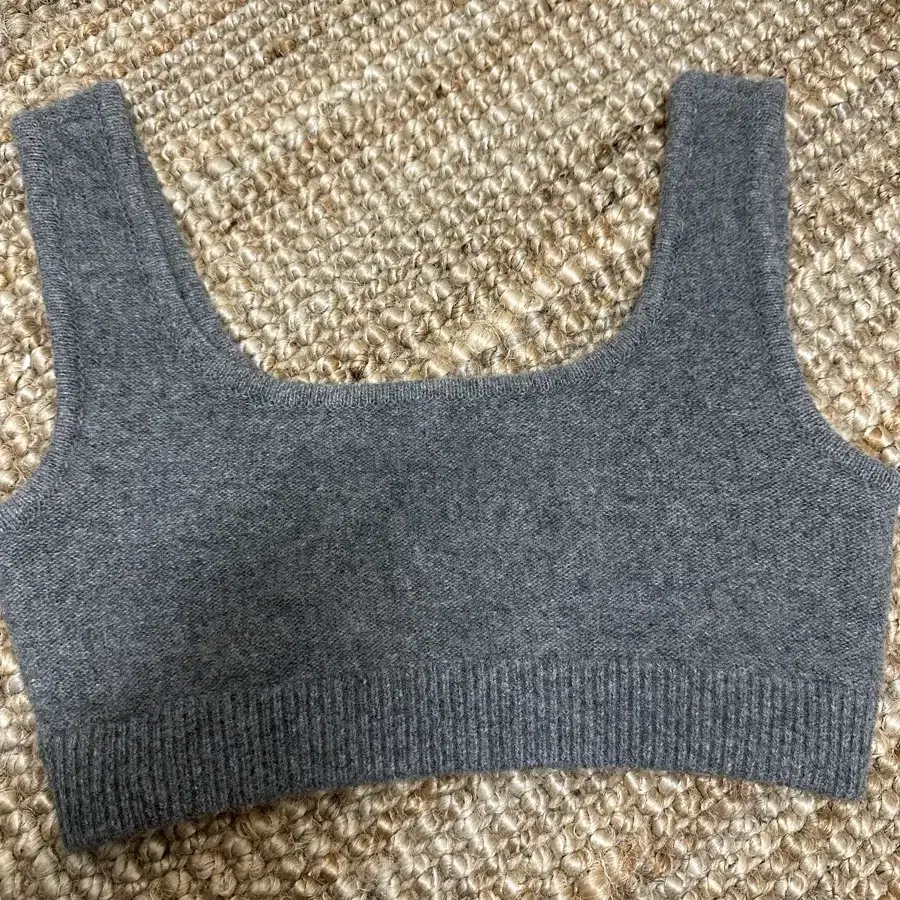 Lfm 렉스핑거마르쉐 cozy kint tank top 그레이