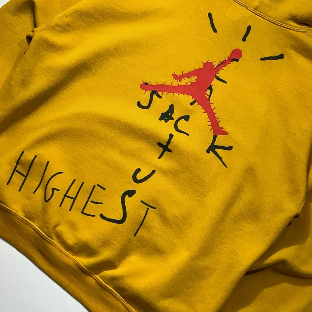 Travis Scott Reverse Swoosh Yellow Hoodi