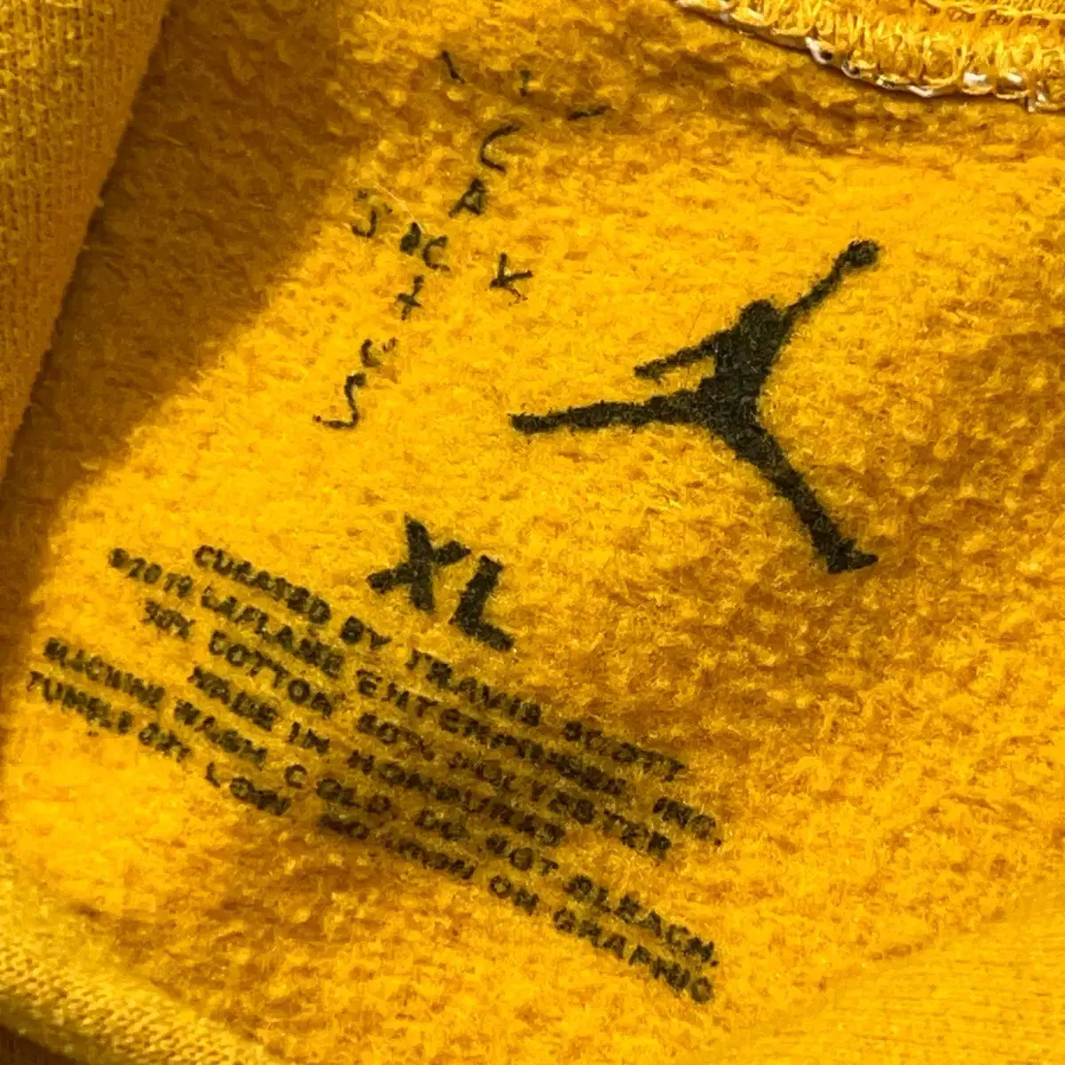 Travis Scott Reverse Swoosh Yellow Hoodi