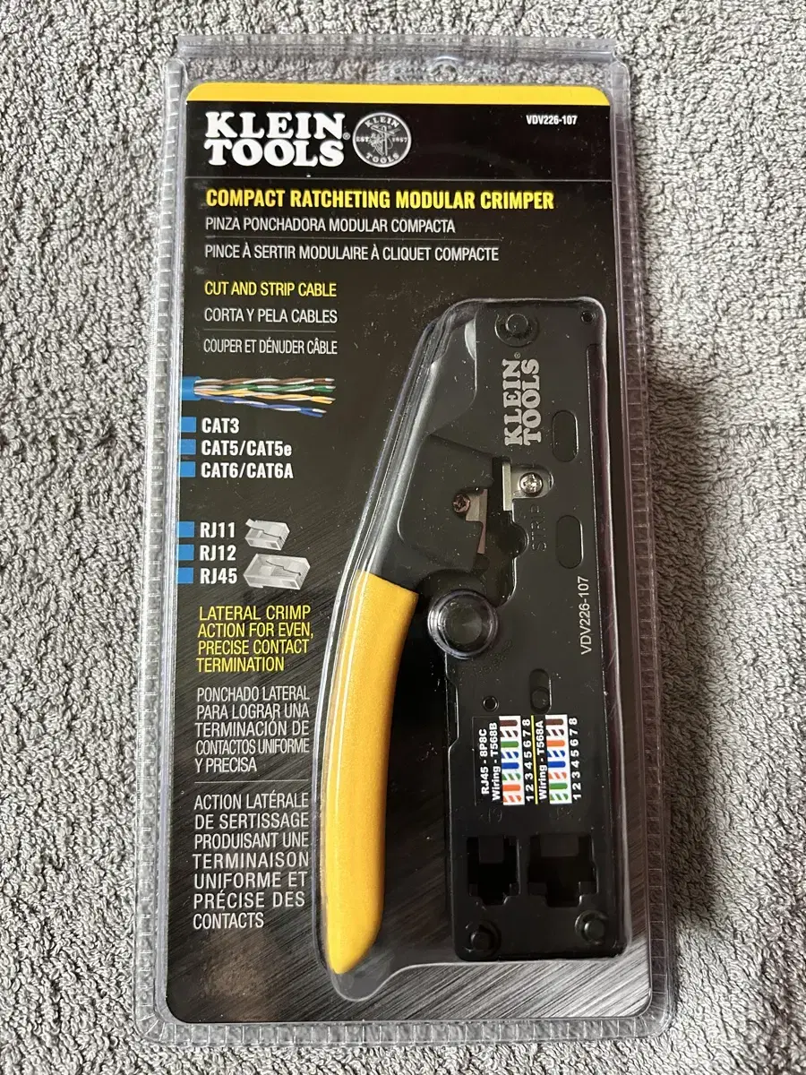 KLEIN TOOLS 클레인툴스 랜툴 cat3 cat5 cat6 rj45