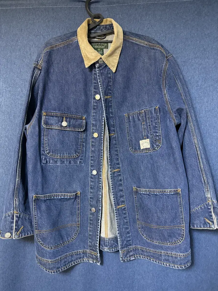 polo country denim chore jacket