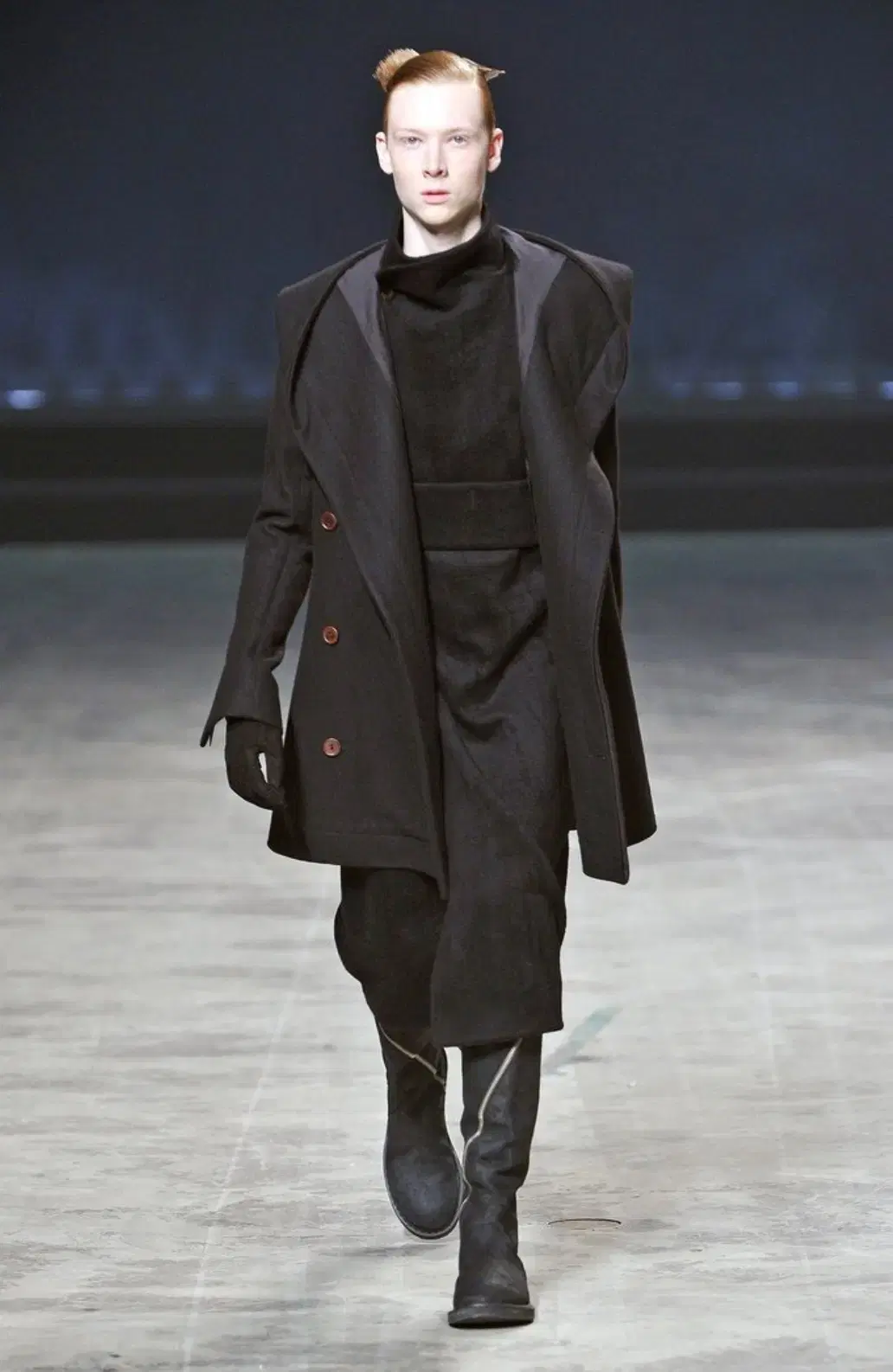 릭 오웬스 2011FW 후드 코트 Rick Owens