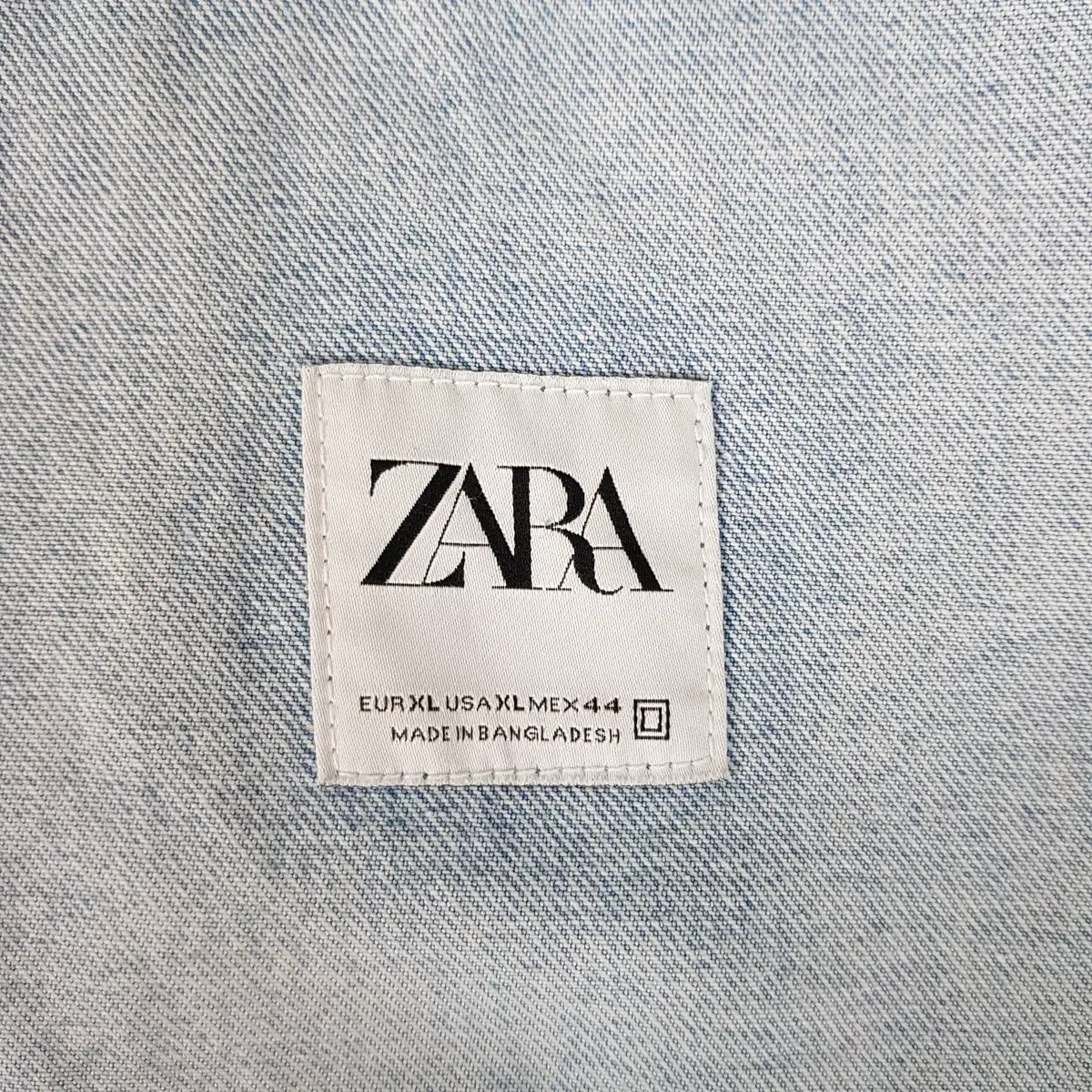 자라 ZARA 오버핏 데님 자켓 XL 사이즈