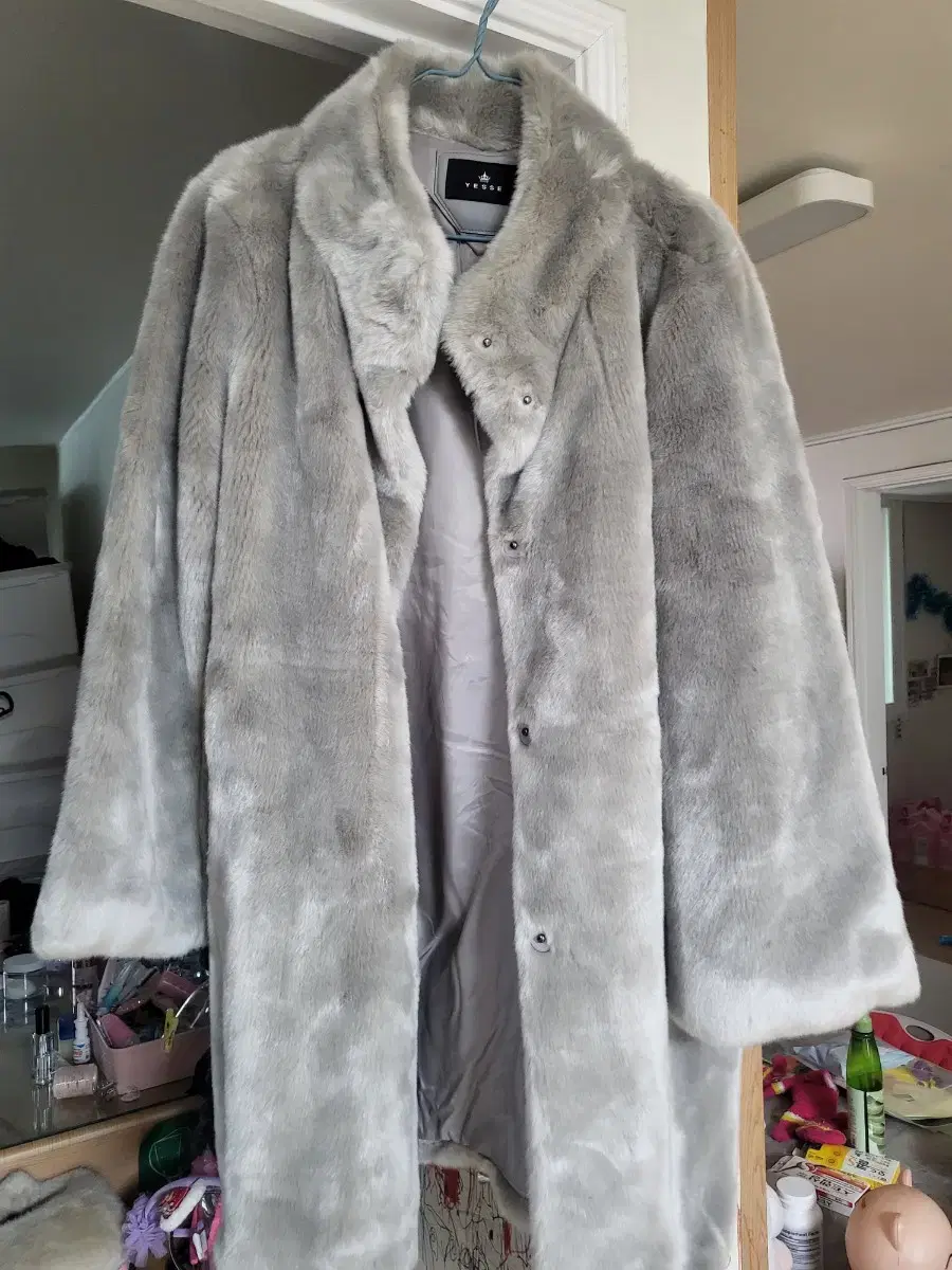 Faux Mink Fur Jacket Coat