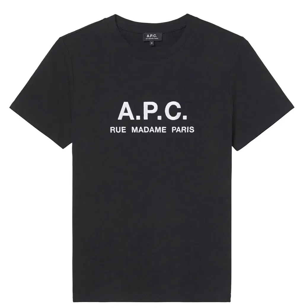 A.P.C(아페쎄) RUE MADAME 티셔츠 블랙