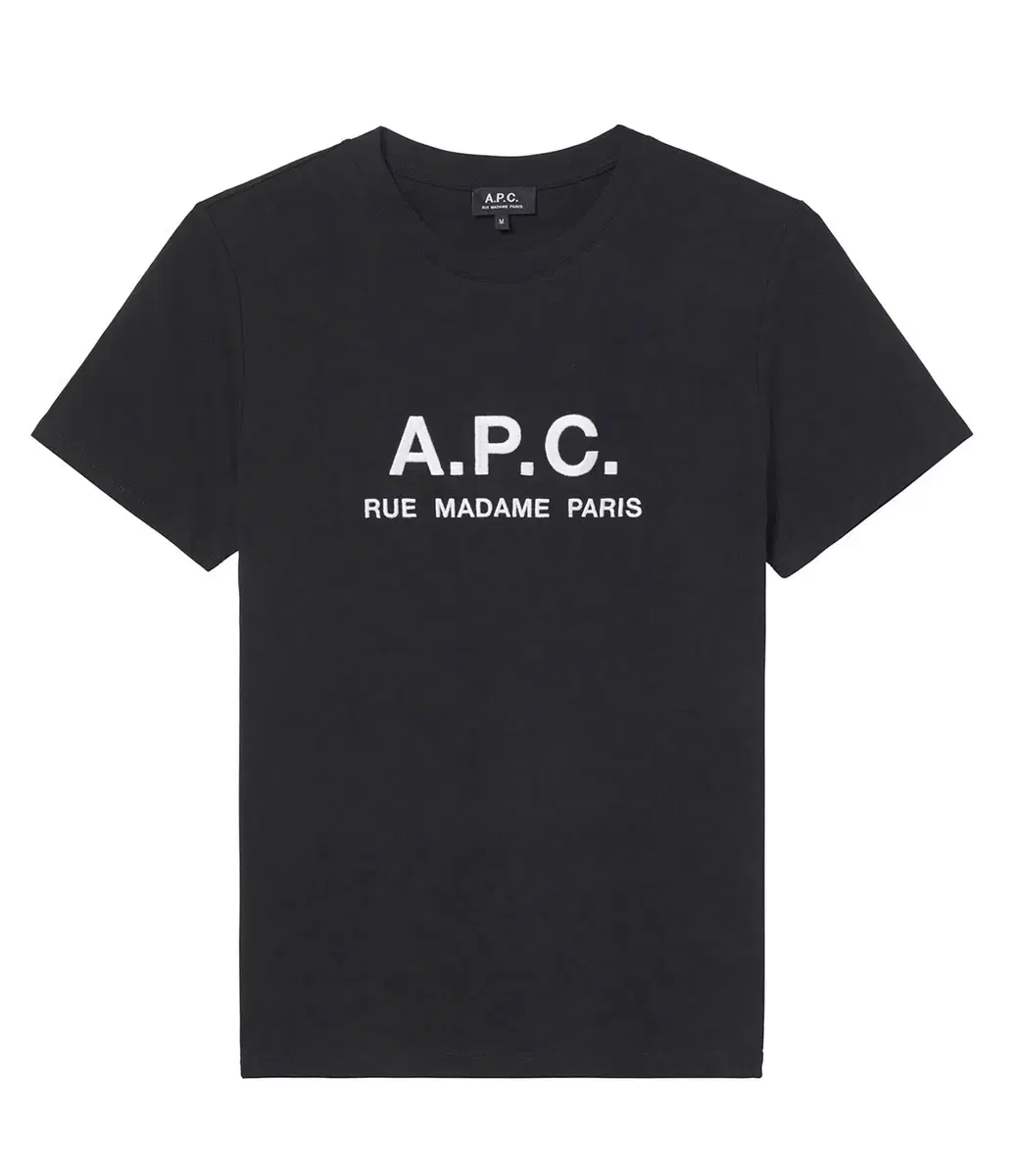 A.P.C(아페쎄) RUE MADAME 티셔츠 블랙