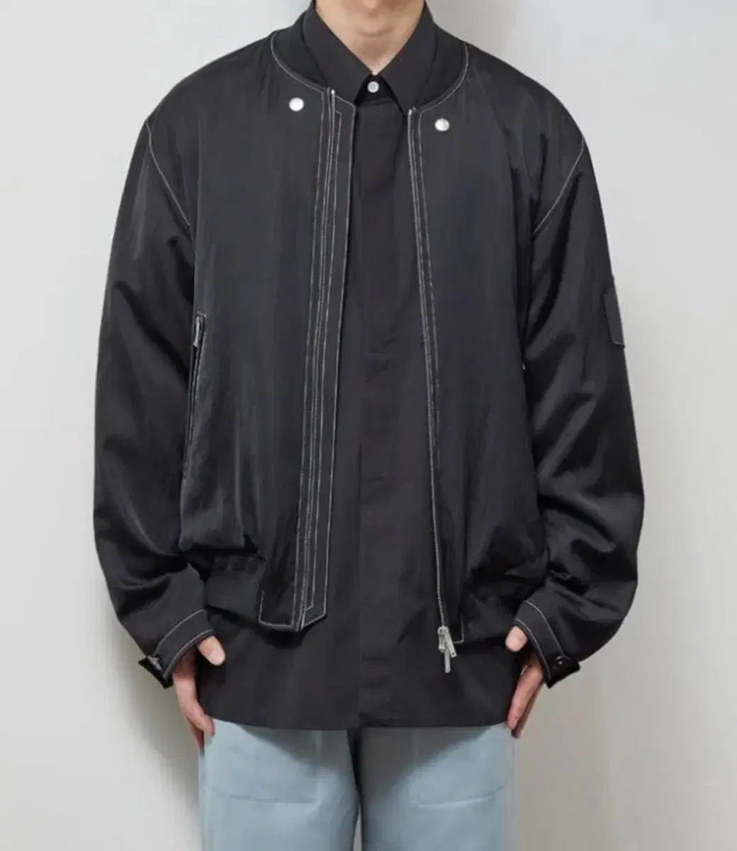 질샌더 오버사이즈 패치 봄버 JIL SANDER 21SS MA-1 점퍼