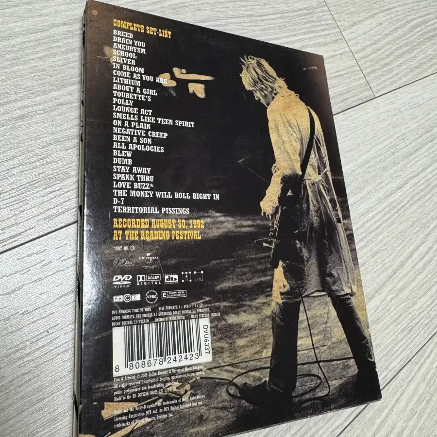 Nirvana 라이브 DVD : Live at Reading, 1992