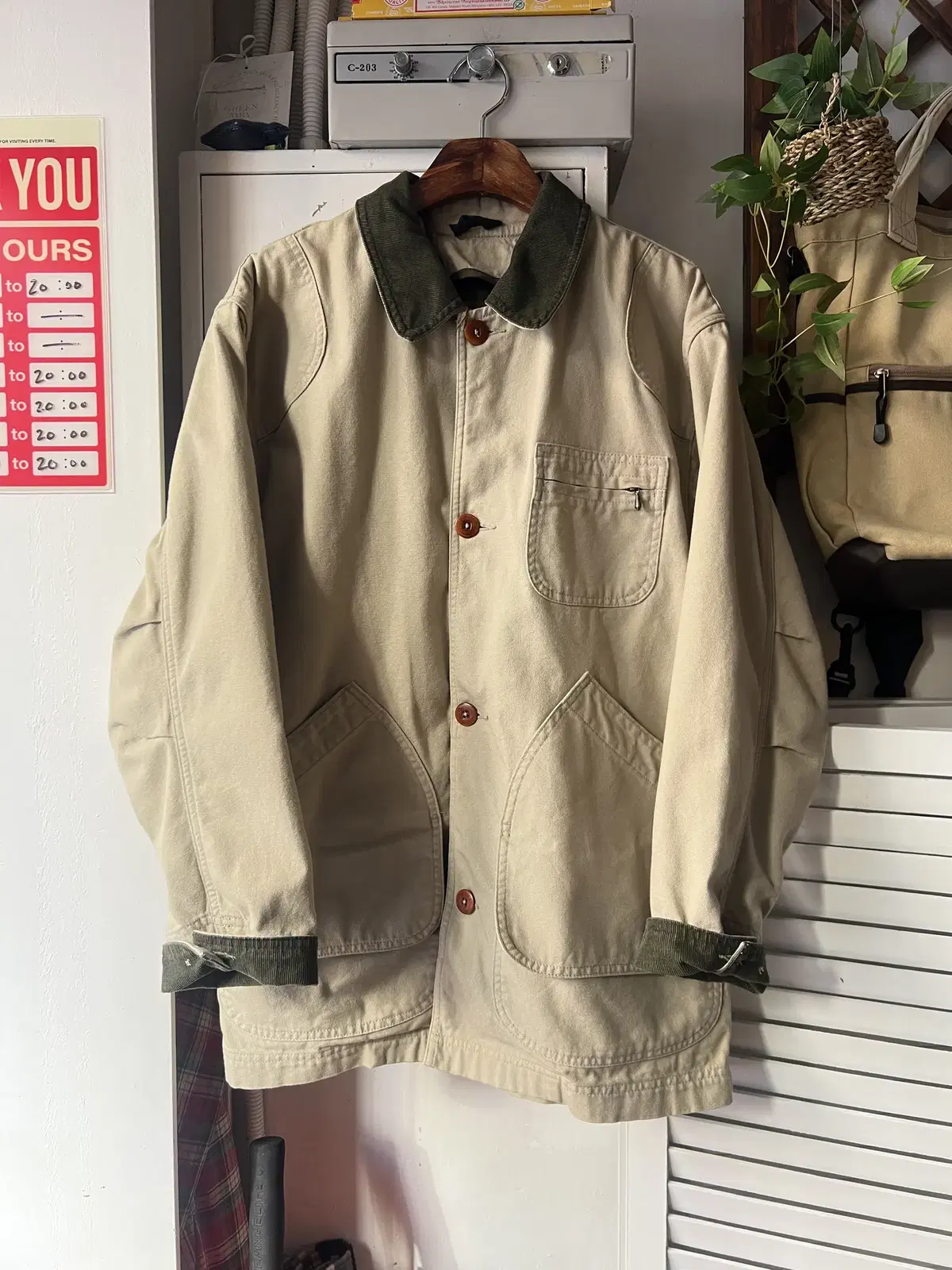 [XL]90's L.L.Bean 엘엘빈 코듀로이 포인트 헌팅자켓