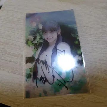 나데시코 나데시코 히메리 리미스터 친필 사인이 포함된 클리어 카드