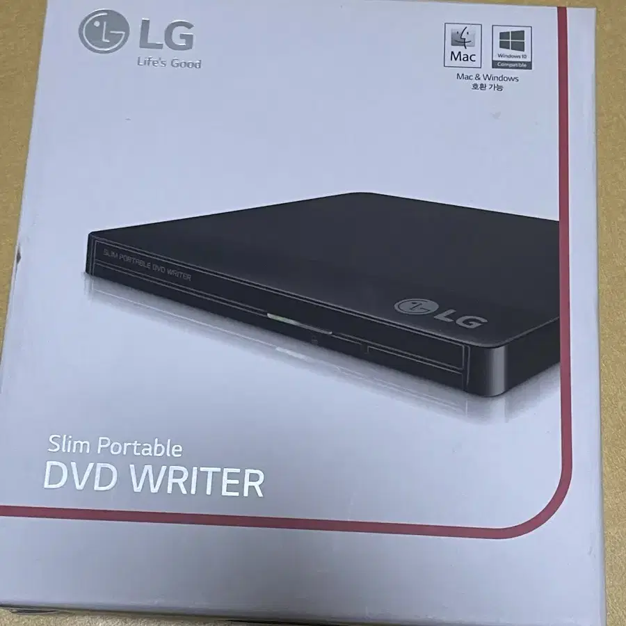 LG slim portable DVD writer