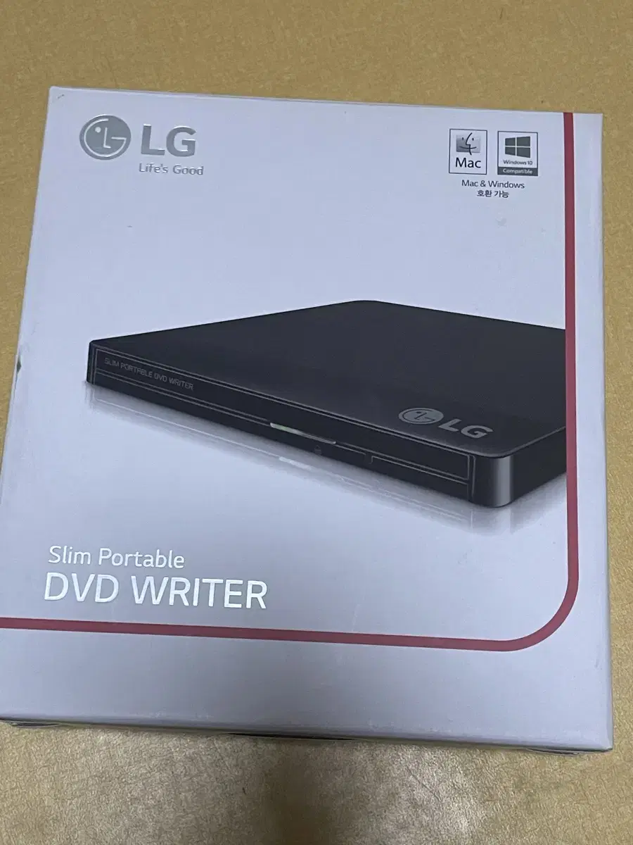 LG slim portable DVD writer