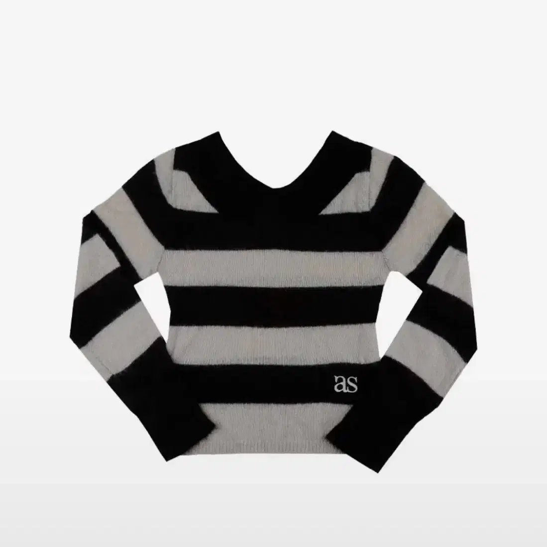 애즈온 포니니트 (새상품) PONY STRIPE KNIT