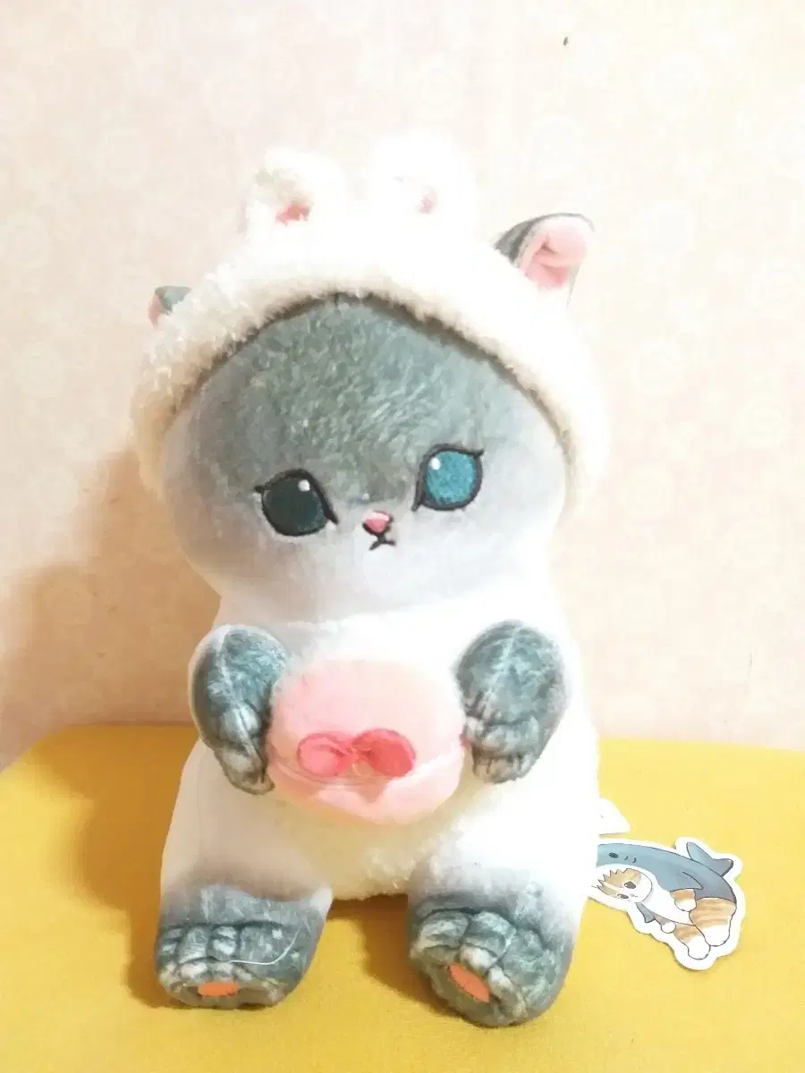 토끼 밴드 고양이 인형(25cm)