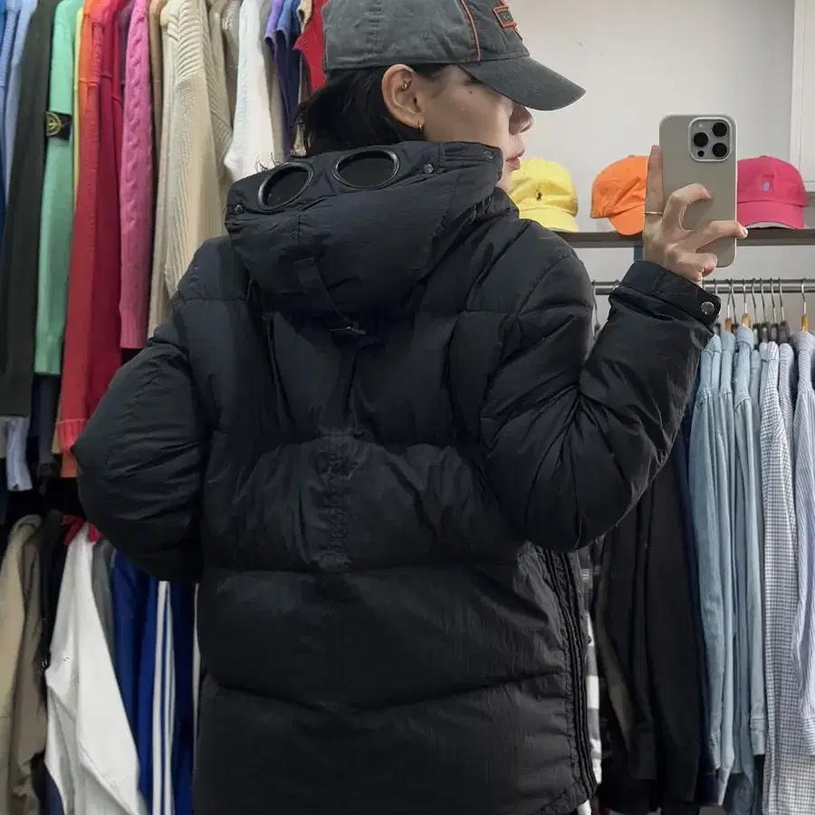 CP company 나일론 고글 패딩