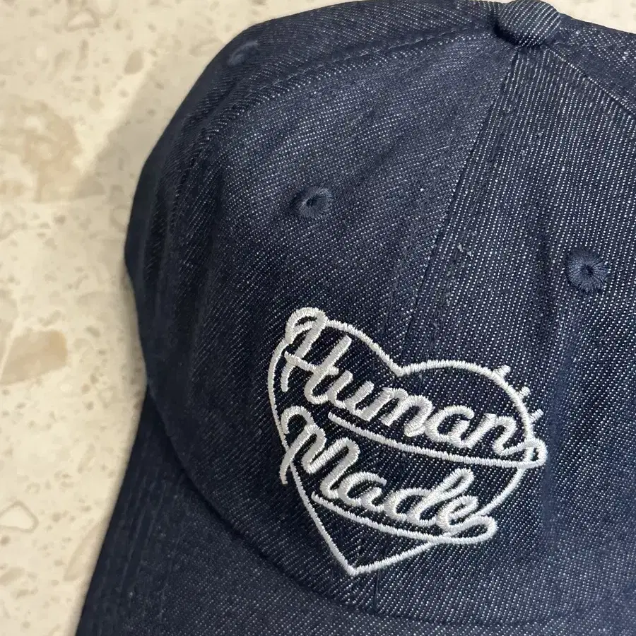 휴먼메이드 6 패널 데님 캡 인디고 Human Made 6 Panel