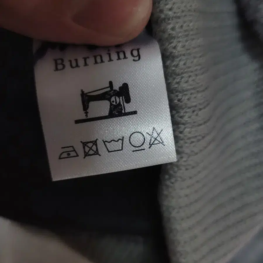 BURNING 버닝 밍크털 후드티 오버핏 3XL