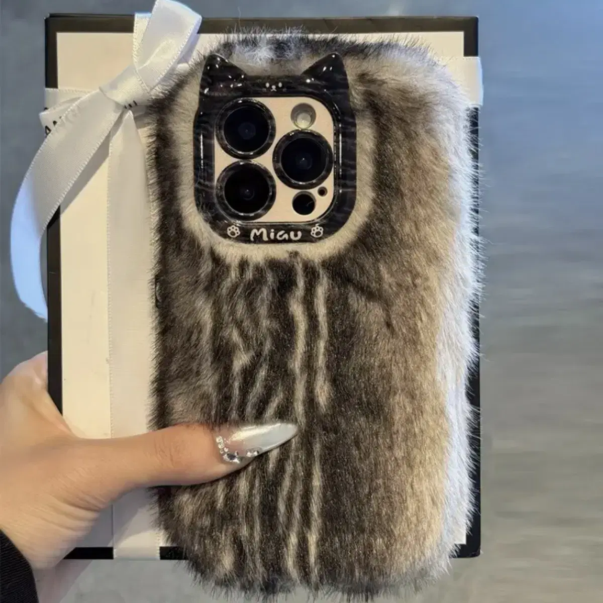 Mixed animal fur iphone case