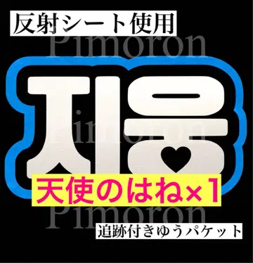 ZB1 제베원 지운 부채문자 네임 보드 반사 시트 트레이딩 카드 한글