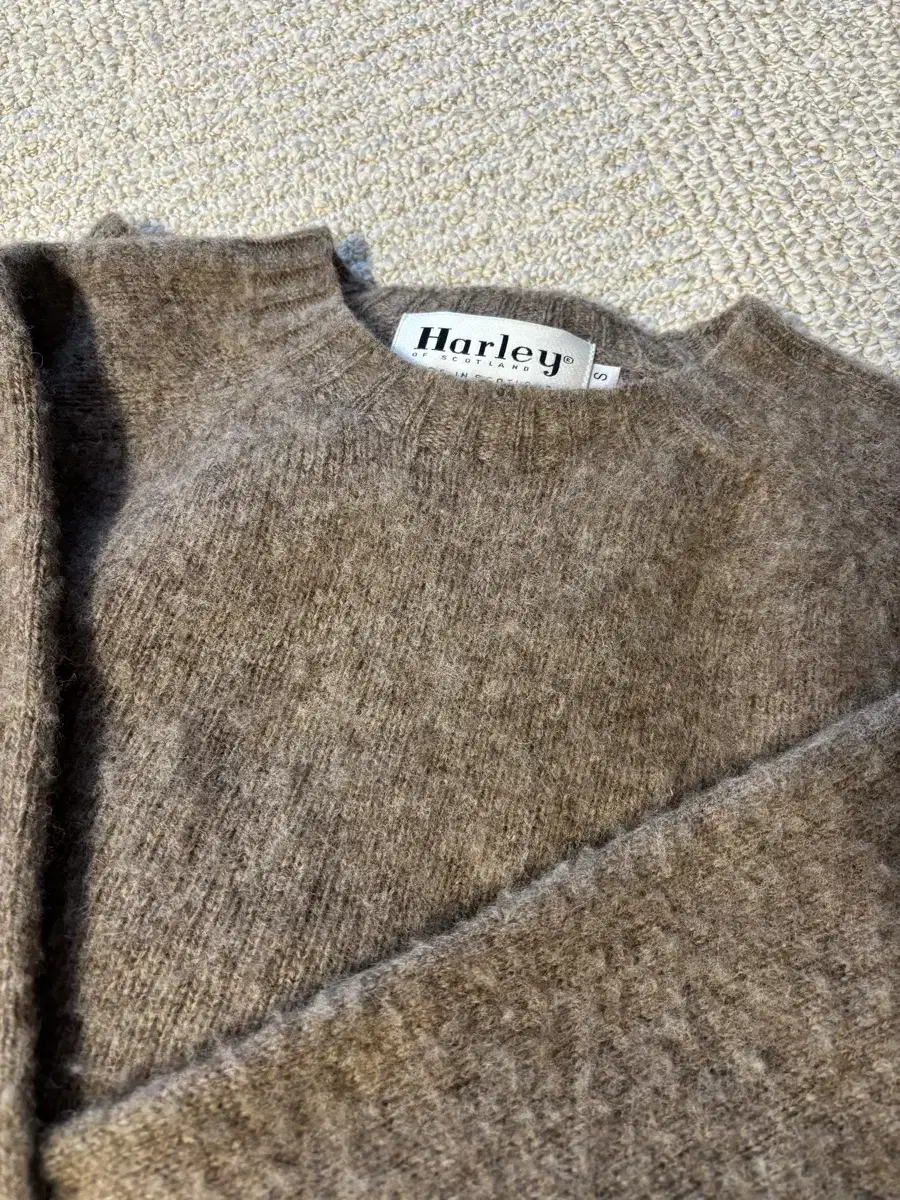 Halio Of Scotland Shaggy Dog Knit (Knuckle Mac,S)